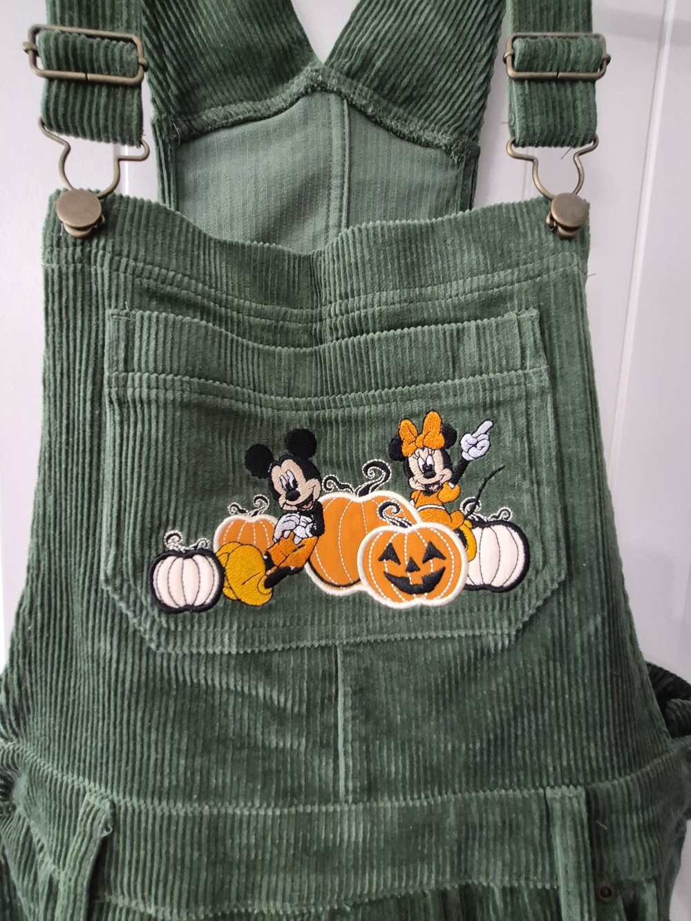 Her Universe Disney Mickey Mouse & Minnie Mouse Corduroy Shortalls - Picture 5 of 8